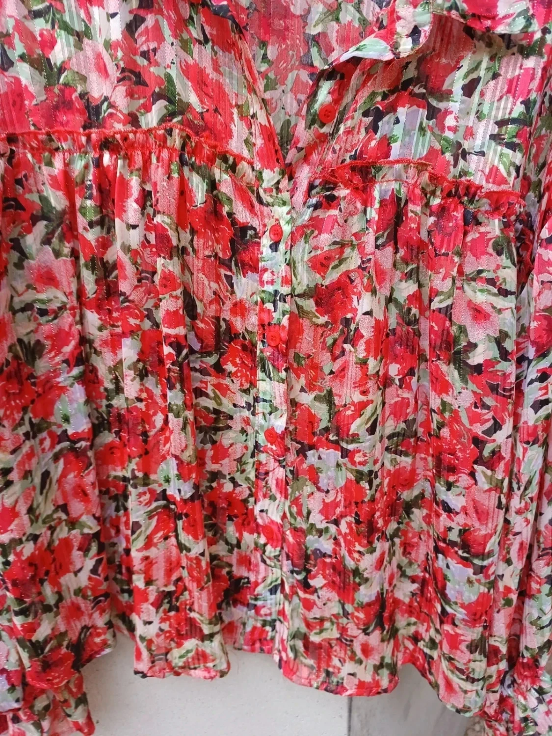 Blouse shirt size S/M – photo 4